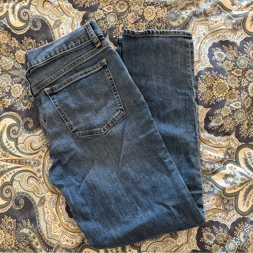 GAP ripped girlfriend jeans